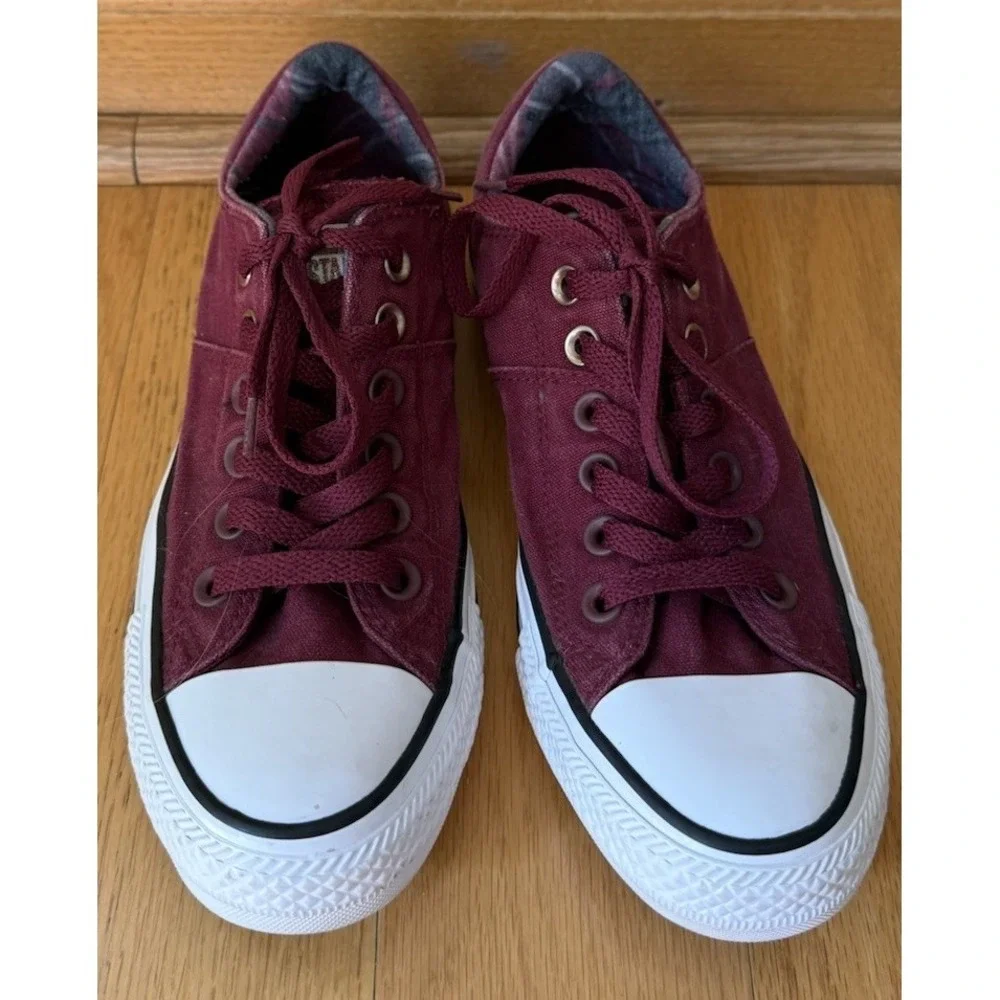 Converse Chuck Taylor All Star Madison Low Tops Burgundy Size 7 Womens